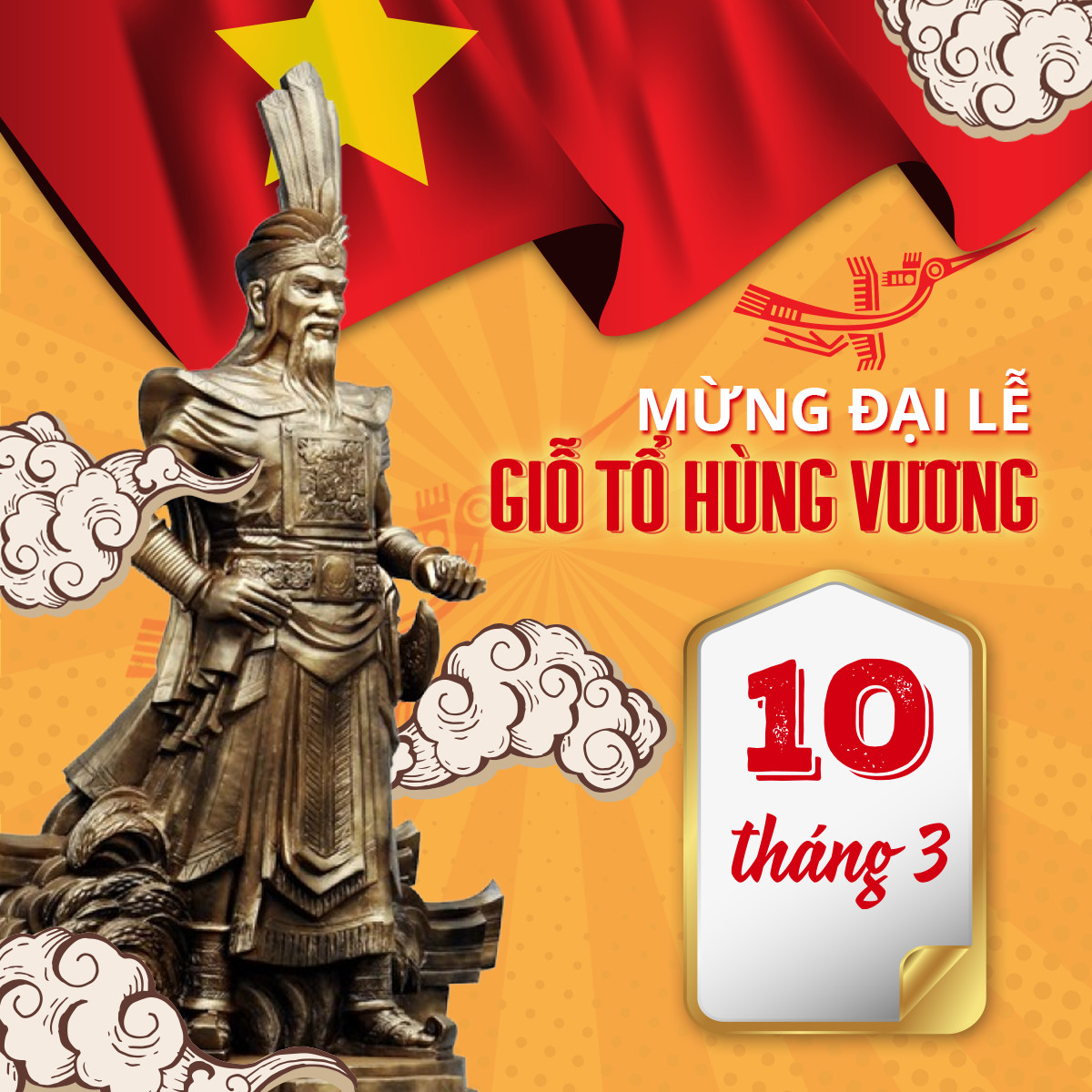 Lịch nghỉ giỗ tổ Hùng Vương 2025